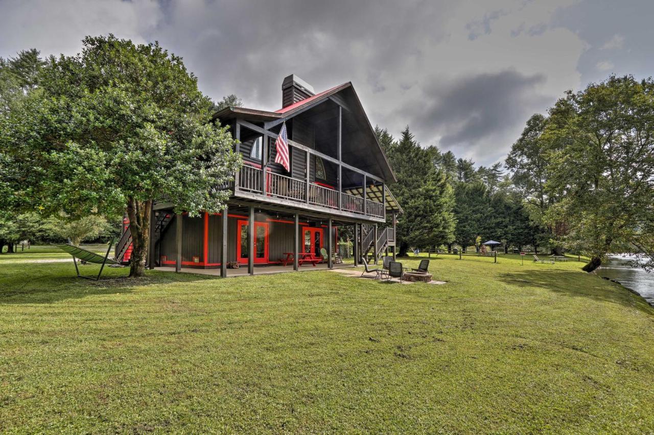 Rivers Edge - Ultimate Riverfront Getaway Hayesville Exterior photo