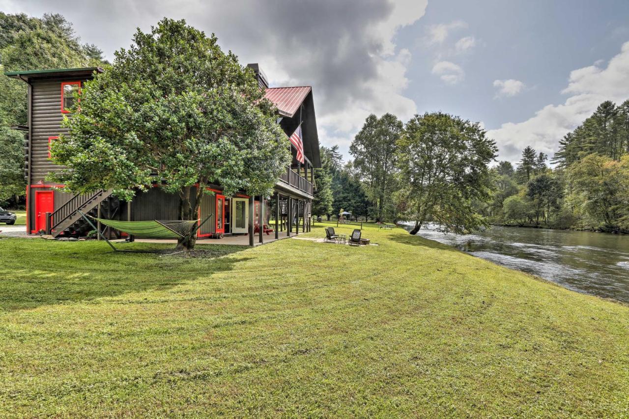 Rivers Edge - Ultimate Riverfront Getaway Hayesville Exterior photo