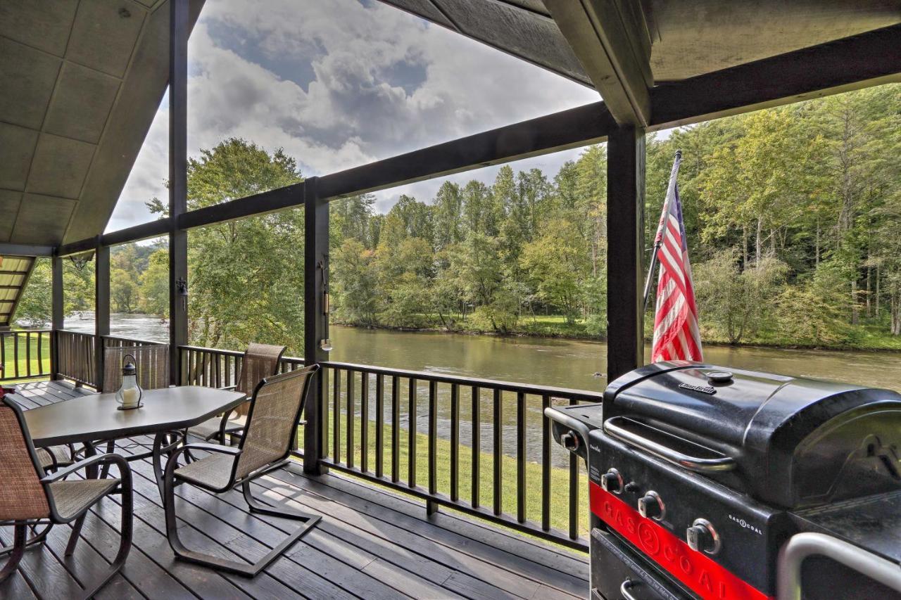 Rivers Edge - Ultimate Riverfront Getaway Hayesville Exterior photo